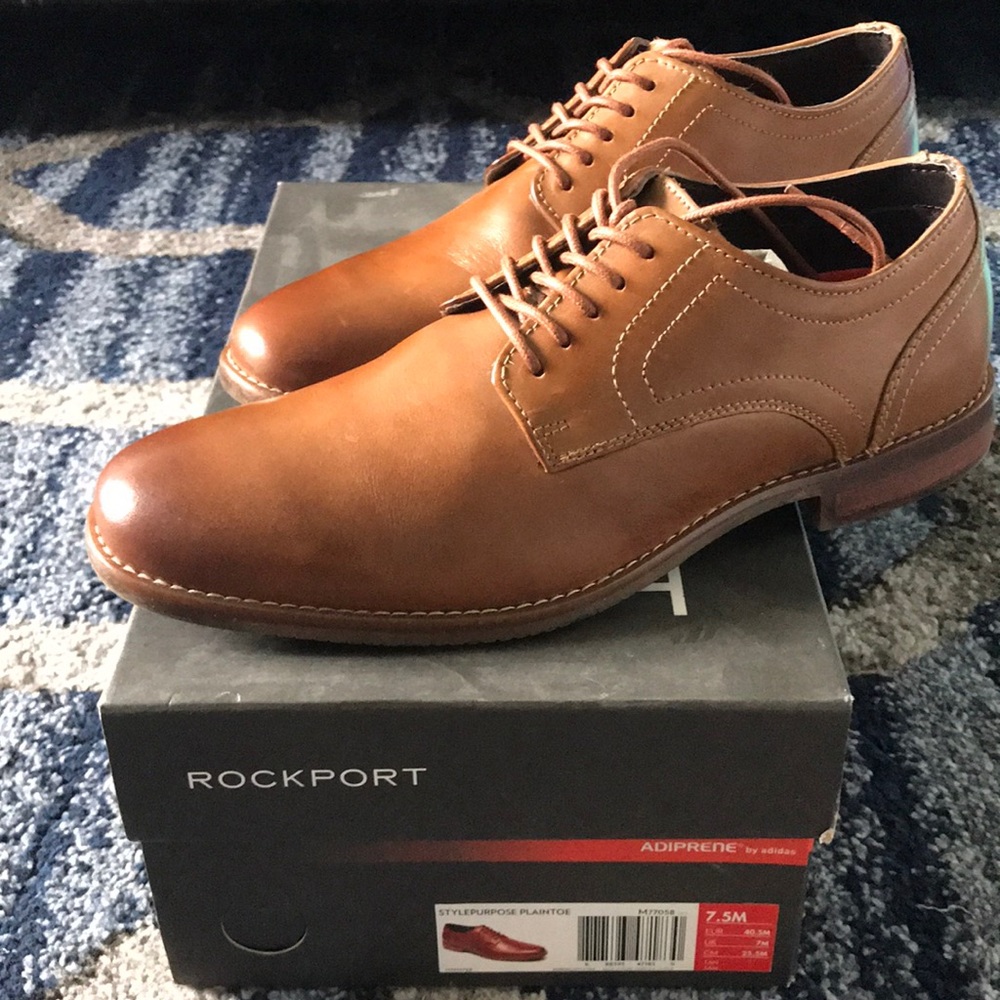 Rockport stylepurpose plaintoe size 7.5 men
